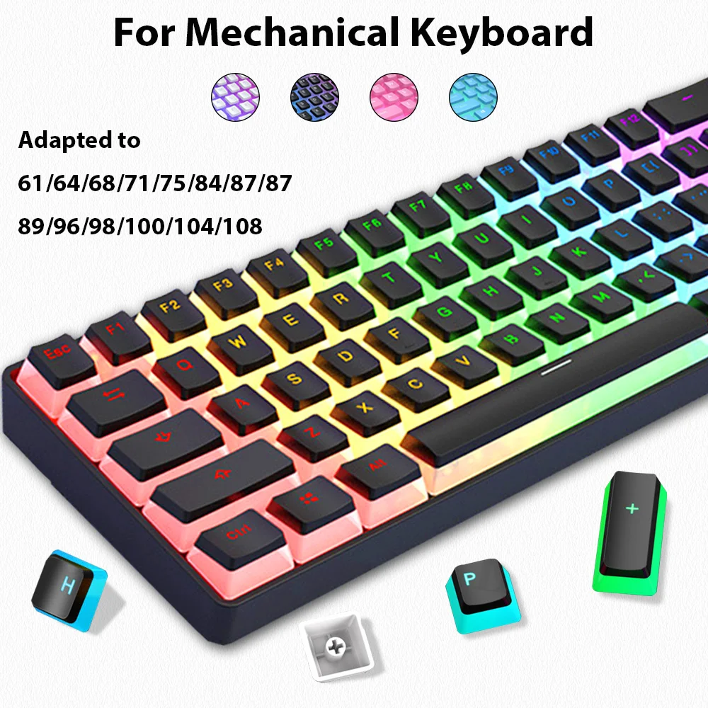 Synthesizer Keyboard 61 Key - 129키 푸딩 키캡 PBT 이중사출 RGB