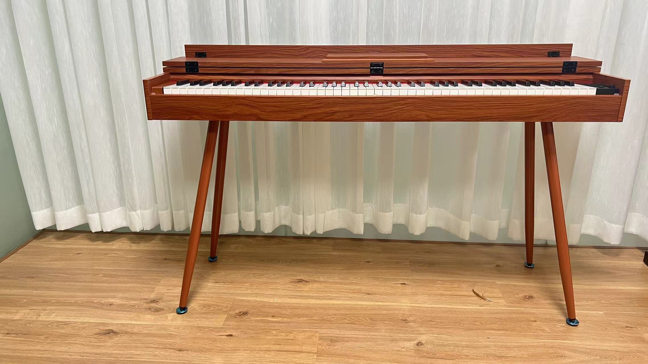 88키 가중 디지털 피아노 16단계 감도 조절 월넛 마 - Digital Piano 88 Key Weighted 리뷰 및 가격