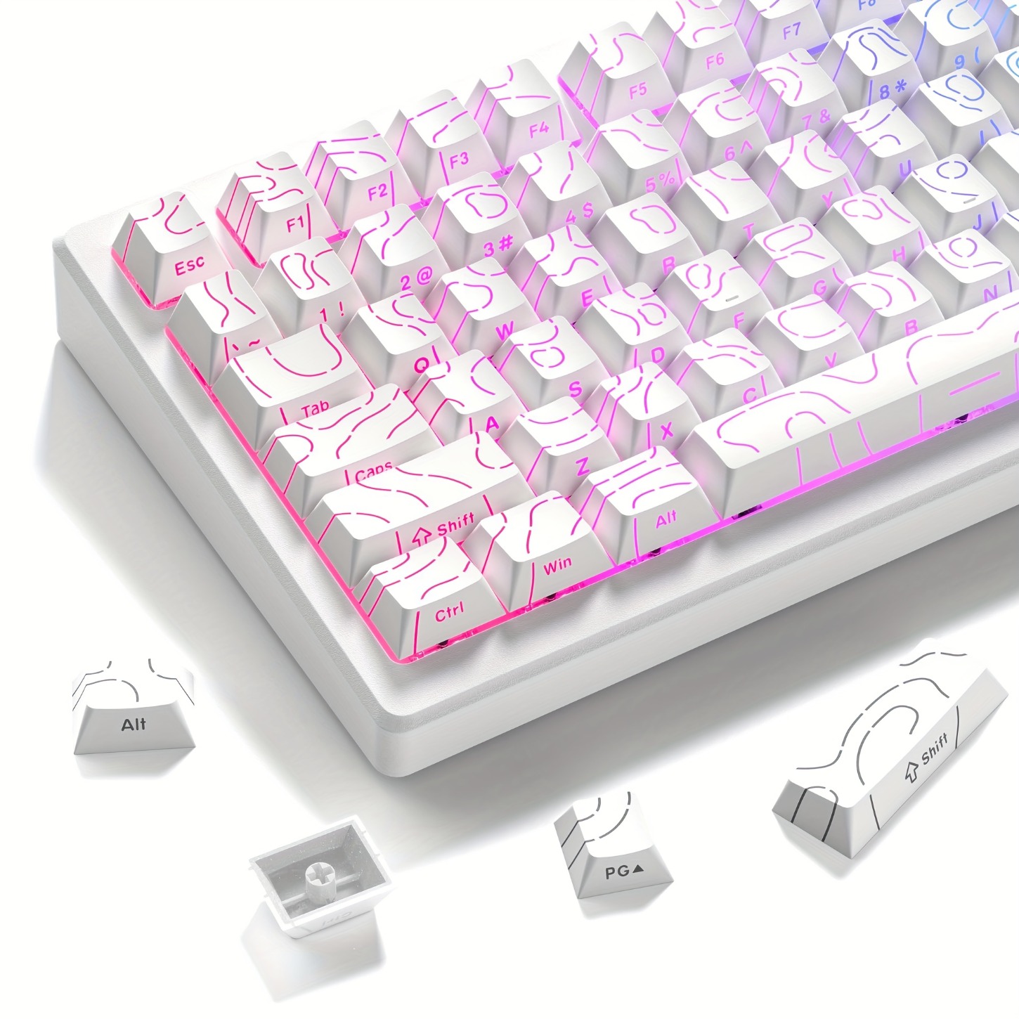 2026 컨투어 라인 PBT 키캡 97키 체리 프로파일 - Synthesizer Keyboard 61 Key 리뷰 및 가격