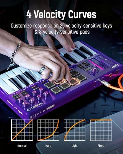 Synido Tempokey K25 USB MIDI 키 - Groovebox Drum Machine 리뷰 및 가격