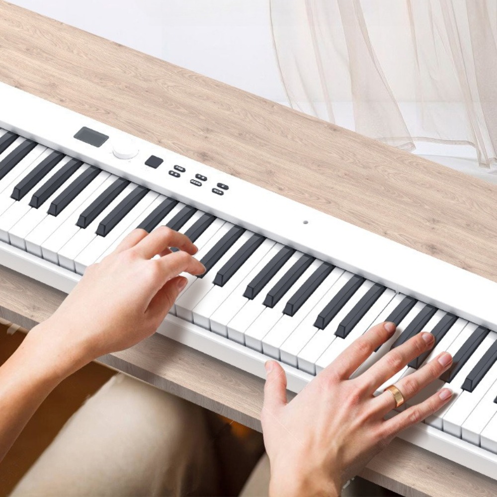 접이식 88 키 전자 피아노 휴대용 블루투스 미디 컨트 - Midi Keyboard Controller 88 Key 리뷰 및 가격