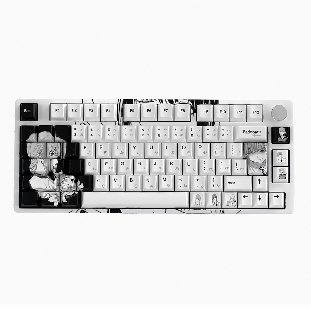 105 키 꽃 Makima Keycap 염료 하위 키  - Synthesizer Keyboard 61 Key 리뷰 및 가격
