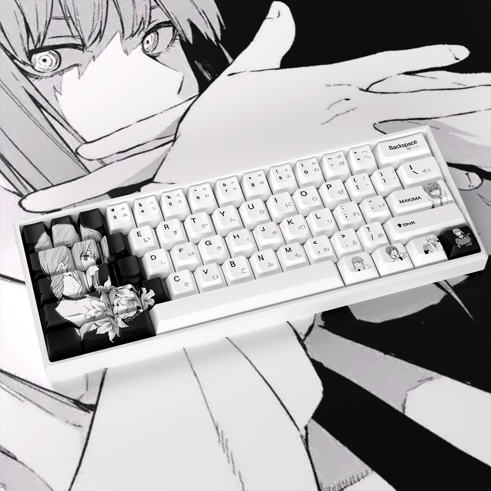 105 키 꽃 Makima Keycap 염료 하위 키  - Synthesizer Keyboard 61 Key 리뷰 및 가격