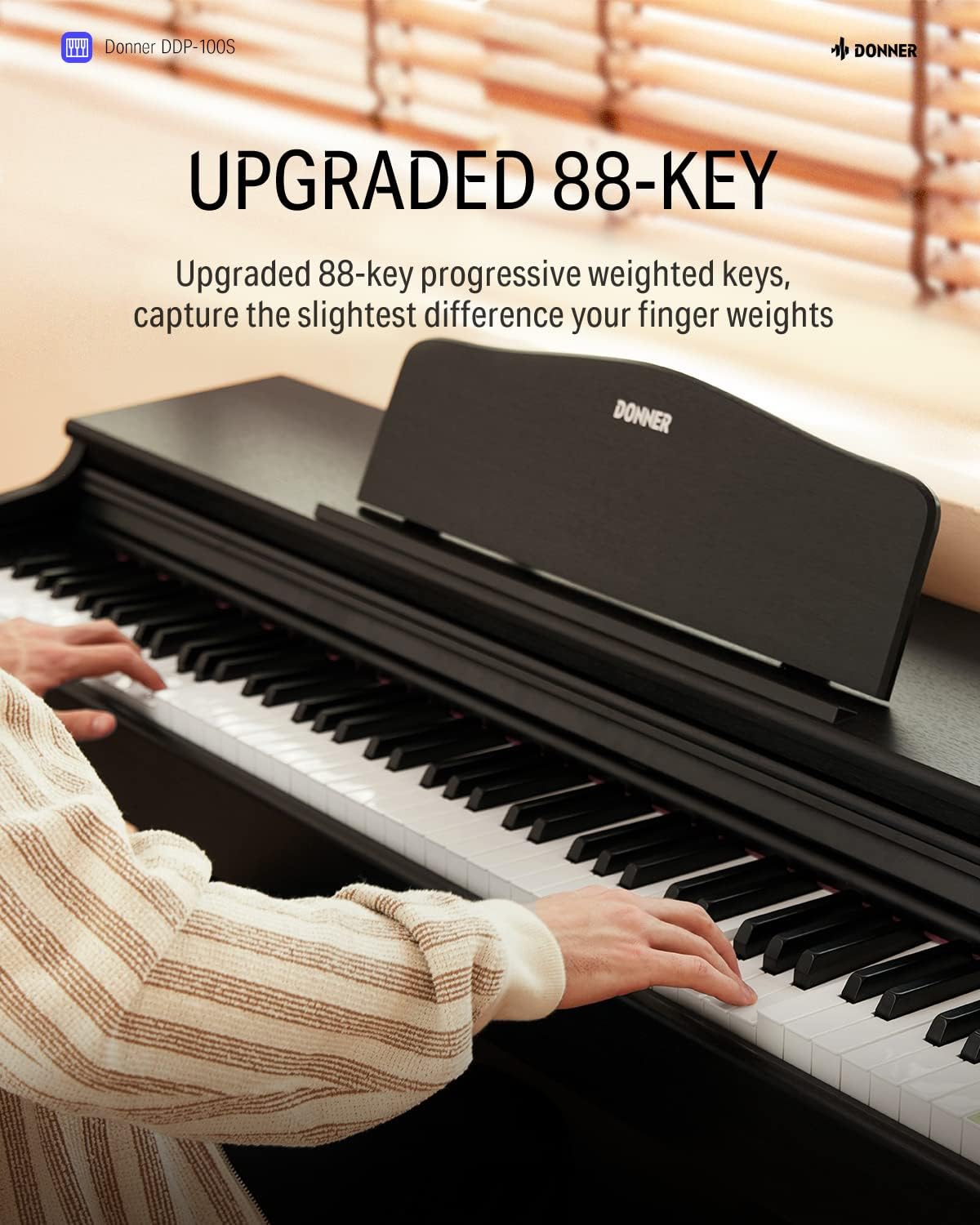 88건반 디지털 피아노, 무게감이 있는 그레이디드 해머 - Digital Piano 88 Key Weighted 리뷰 및 가격