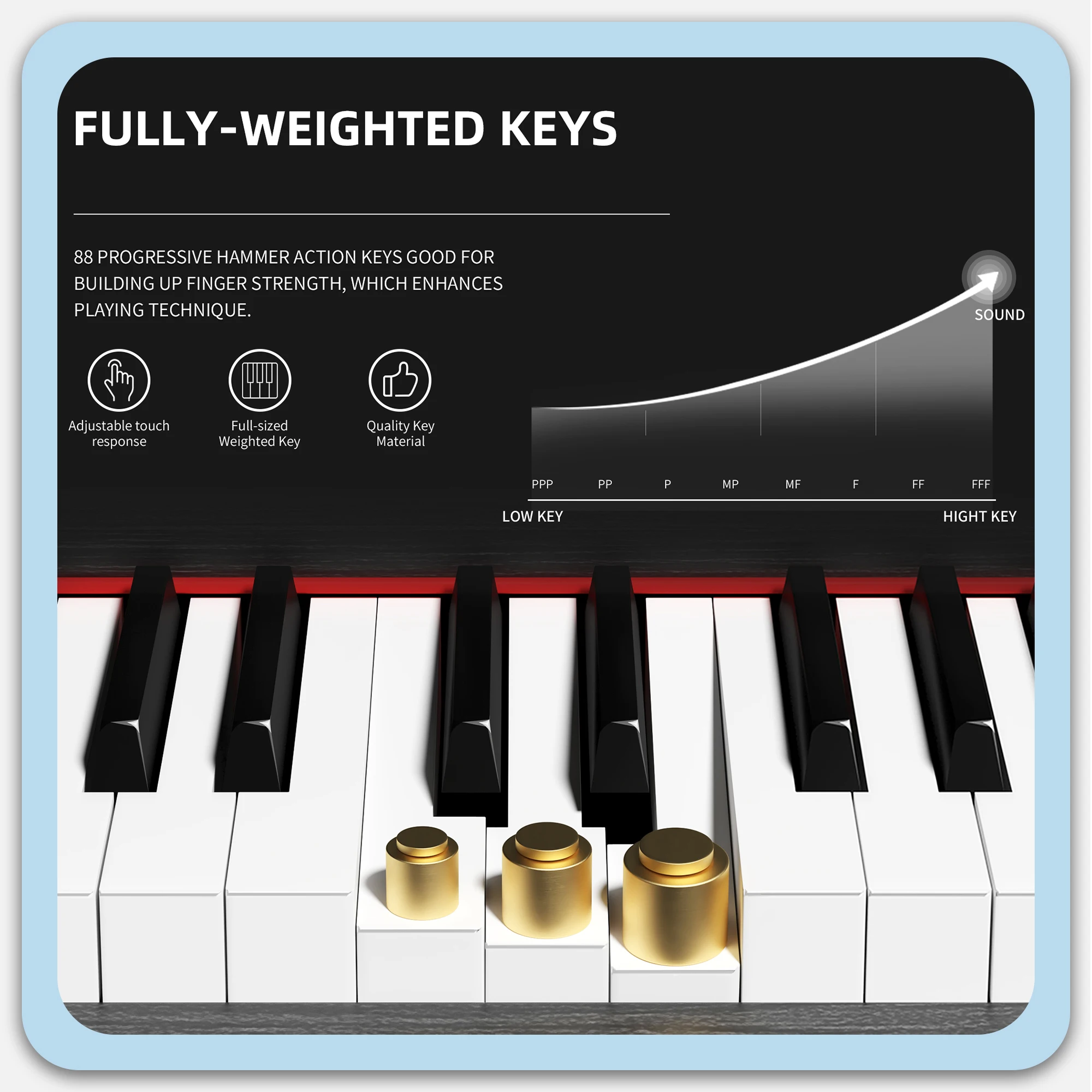 88키 업라이트 디지털 피아노, 웨이티드 해머 건반,  - Digital Piano 88 Key Weighted 리뷰 및 가격