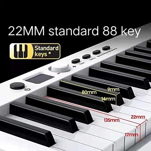 88건반 세미-웨이티드 휴대용 접이식 디지털 전자 피아 - Digital Piano 88 Key Weighted 리뷰 및 가격