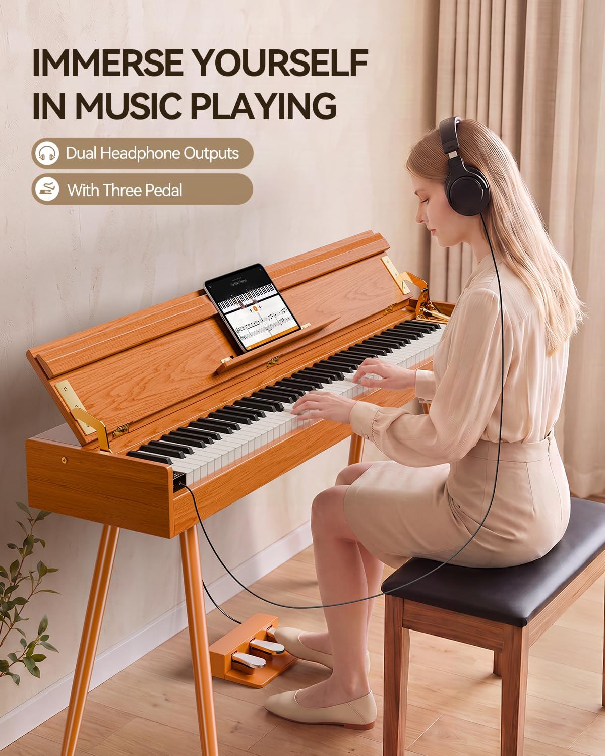 88건반 디지털 피아노, 무게감 있는 해머 액션 건반과 - Digital Piano 88 Key Weighted 리뷰 및 가격