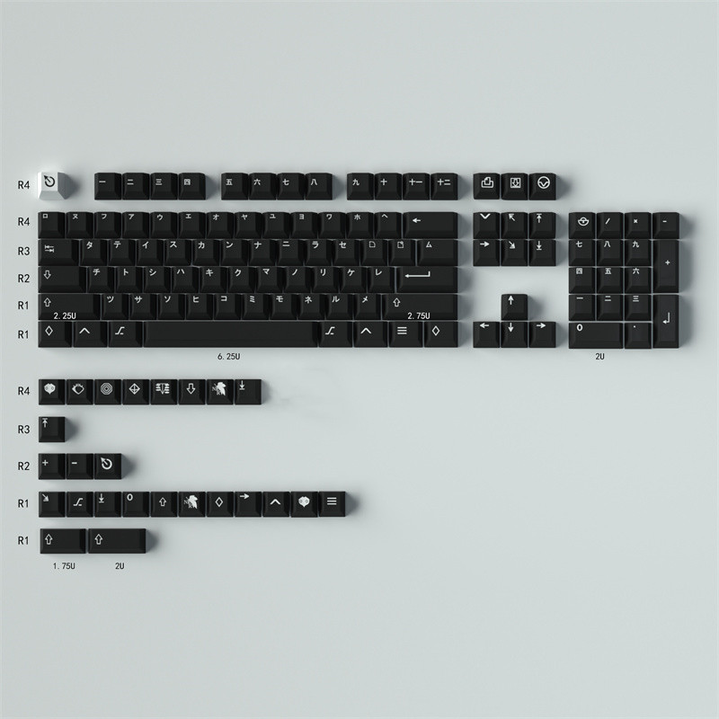 GMK KATAKANA 블랙/블루 129 키 PBT 키 - Synthesizer Keyboard 61 Key 리뷰 및 가격