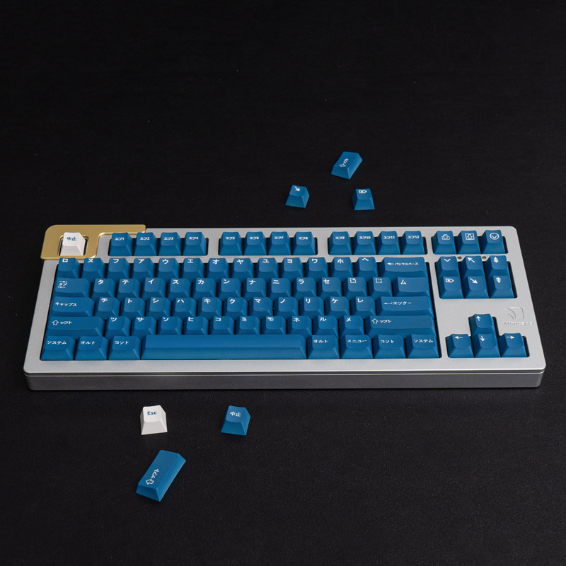 GMK KATAKANA 블랙/블루 129 키 PBT 키 - Synthesizer Keyboard 61 Key 리뷰 및 가격