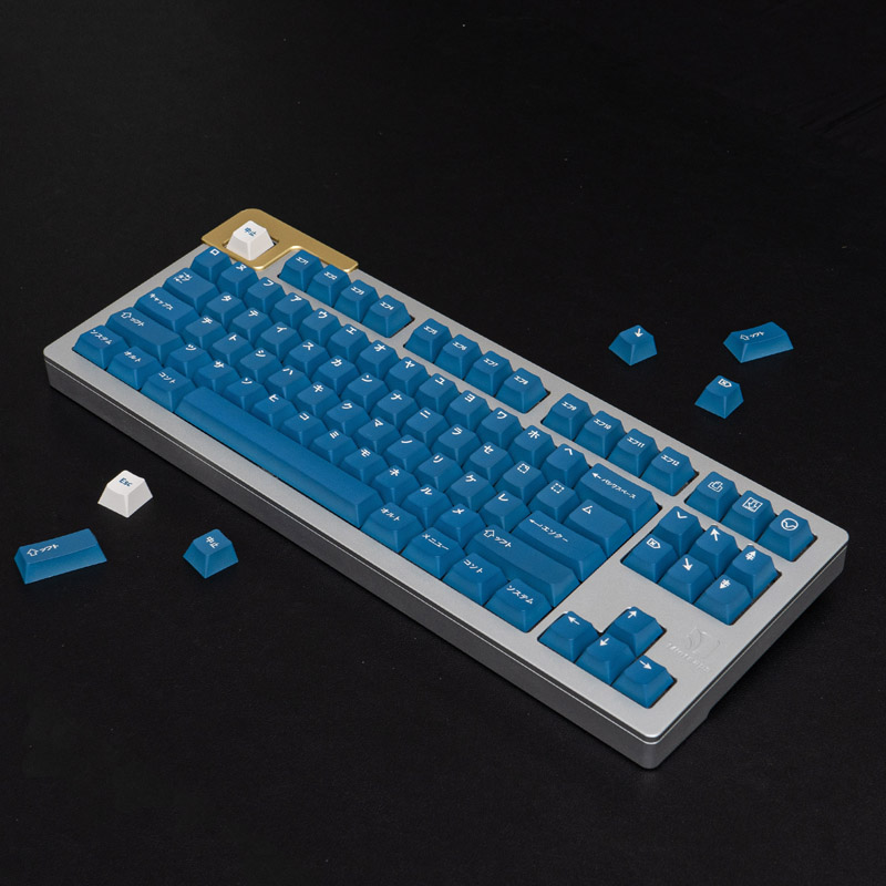 GMK KATAKANA 블랙/블루 129 키 PBT 키 - Synthesizer Keyboard 61 Key 리뷰 및 가격